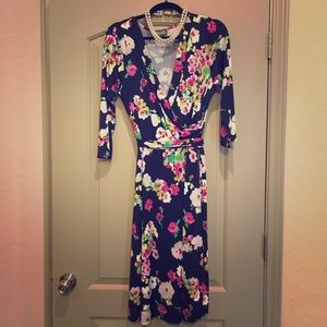 Maude Floral Wrap Dress